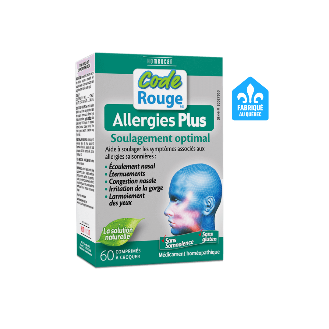 Allergies Plus Comprimés | Code Rouge