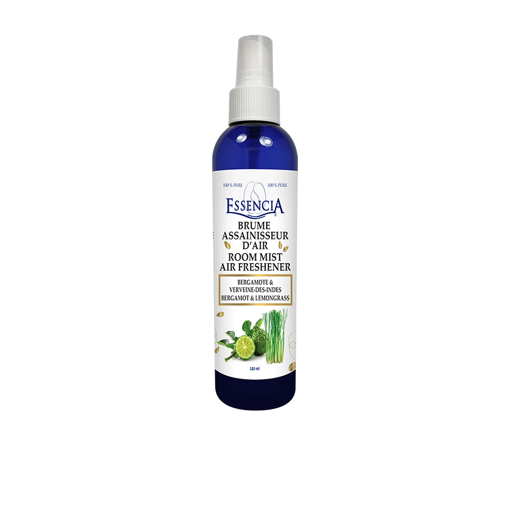 Brume d'ambiance Verveine-des-Indes & Bergamote - Essencia  Homeocan
