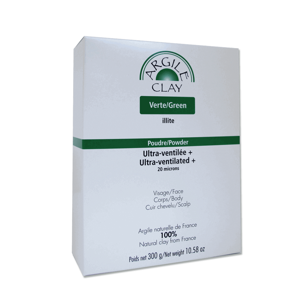 Clay Green Illite Ultra-Ventilated 300 g | Argile Clay