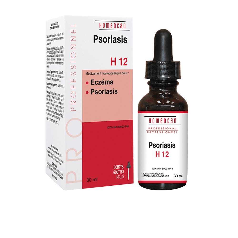 H12 Psoriasis Drops 30ml | Homeocan Professional