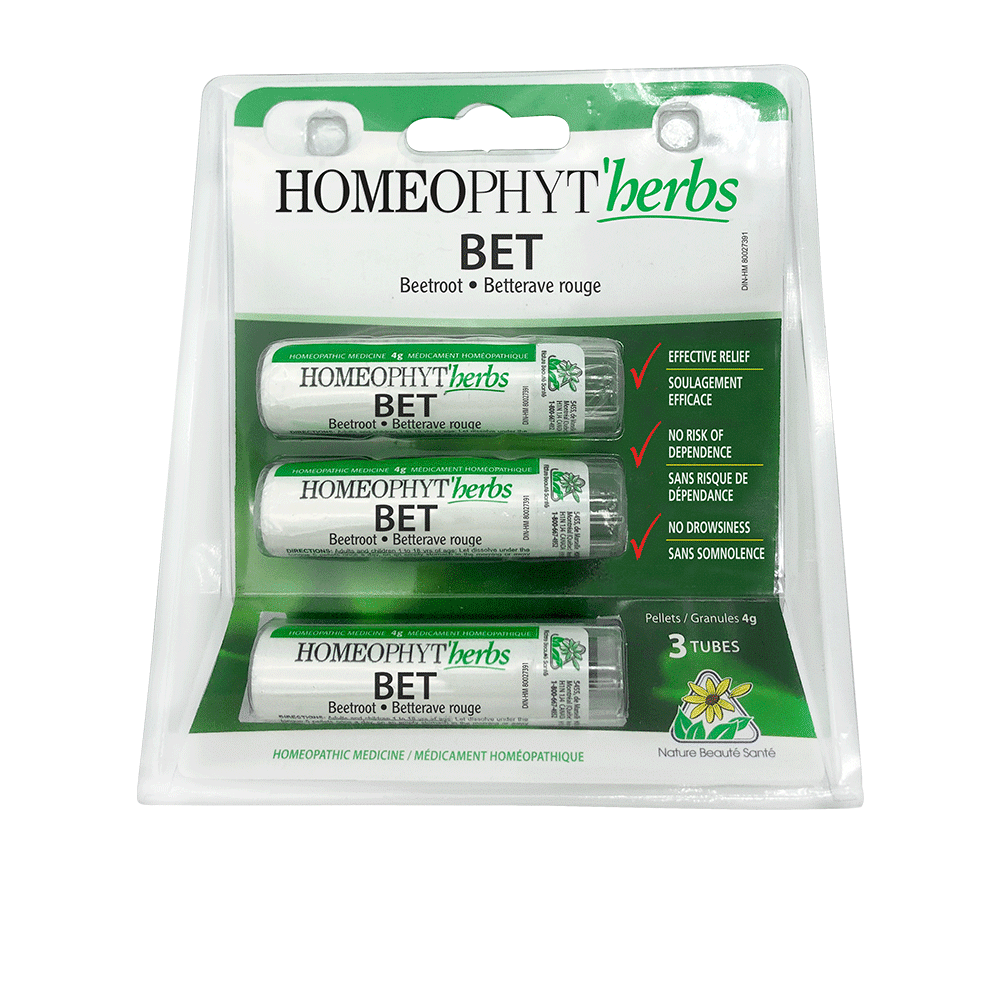 Homeophyt’herbs BET Beetroot 3×4 g | Nature Beauté Santé