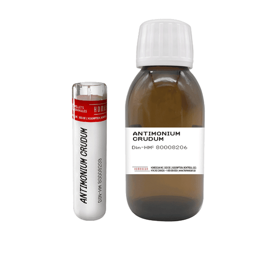 Antimonium Crudum | Homeocan Lab