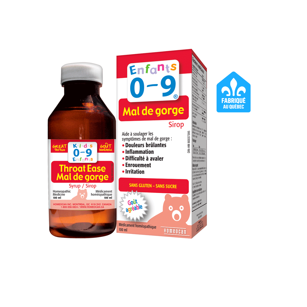 Throat Ease Syrup 100 ml - 250 ml | Kids 0-9