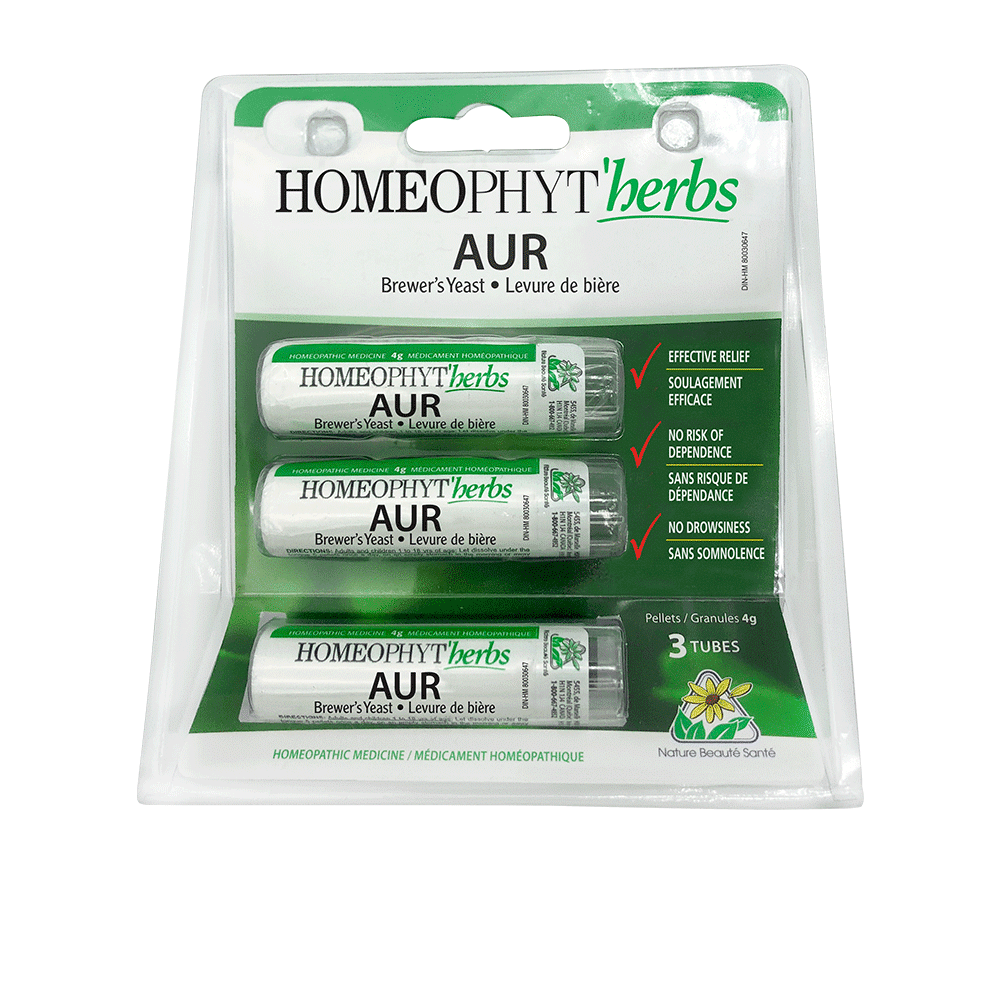 Homeophyt'herbs AUR Brewer's Yeast 3x4 g | Nature Beauté Santé