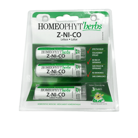 Homeophyt'herbs Z-NI-CO Lettuce 3x4 g | Nature Beauté Santé