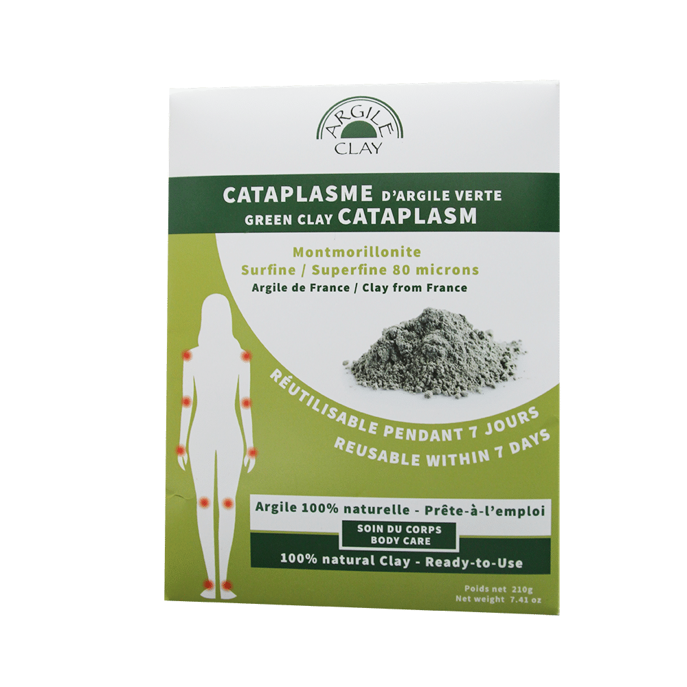 Cataplasme d’Argile Verte Montmorillonite