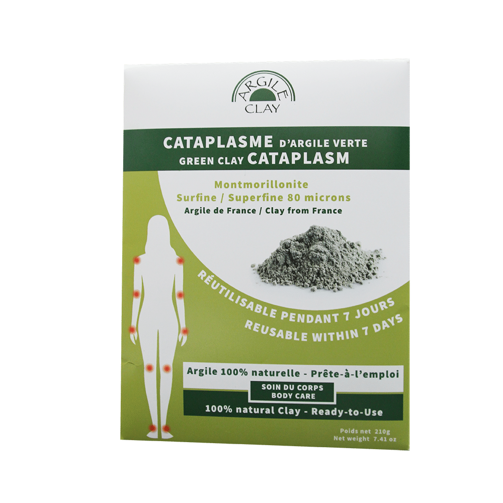 Green Montmorillonite Clay Cataplasm | Argile Clay