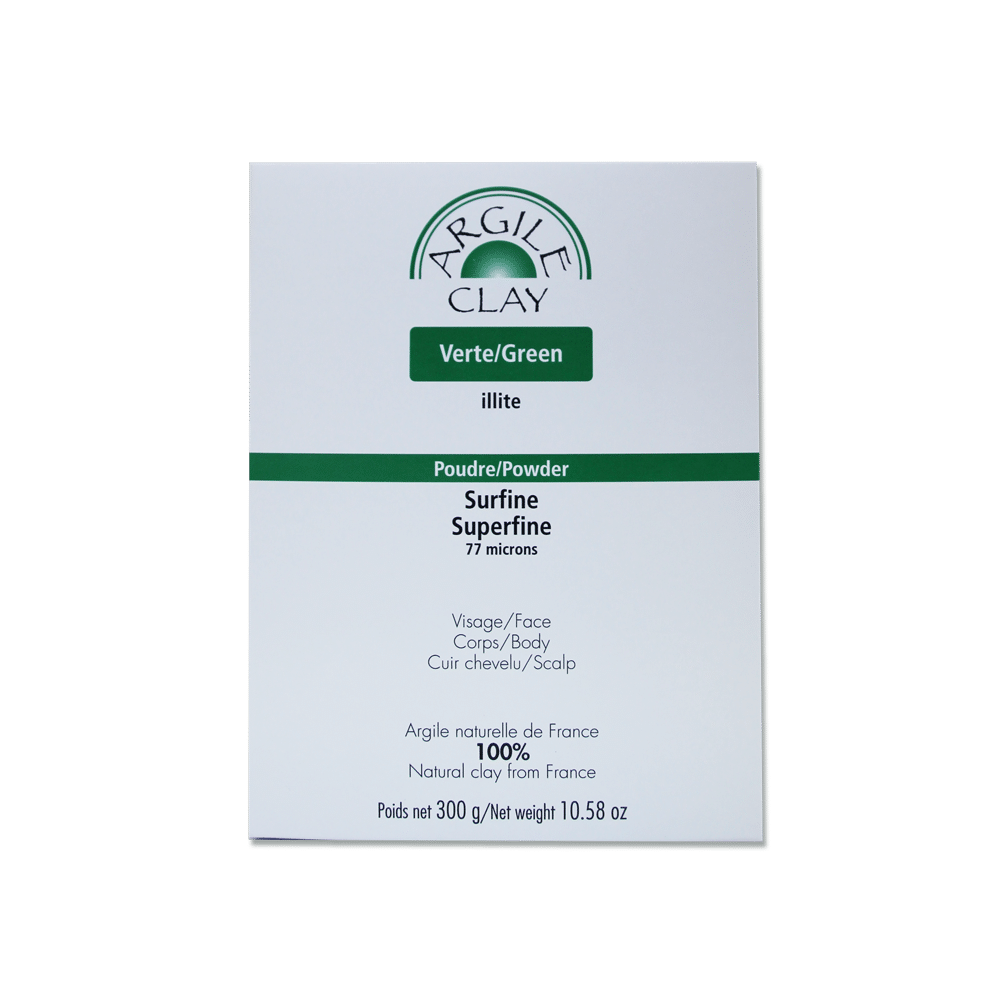Clay Green Illite Superfine 300 g | Argile Clay