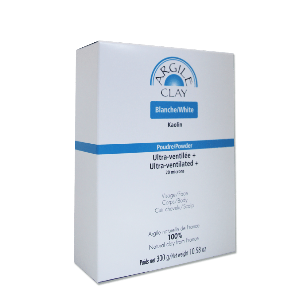 Ultra-ventilated white kaolin clay - Argile Clay – Homeocan
