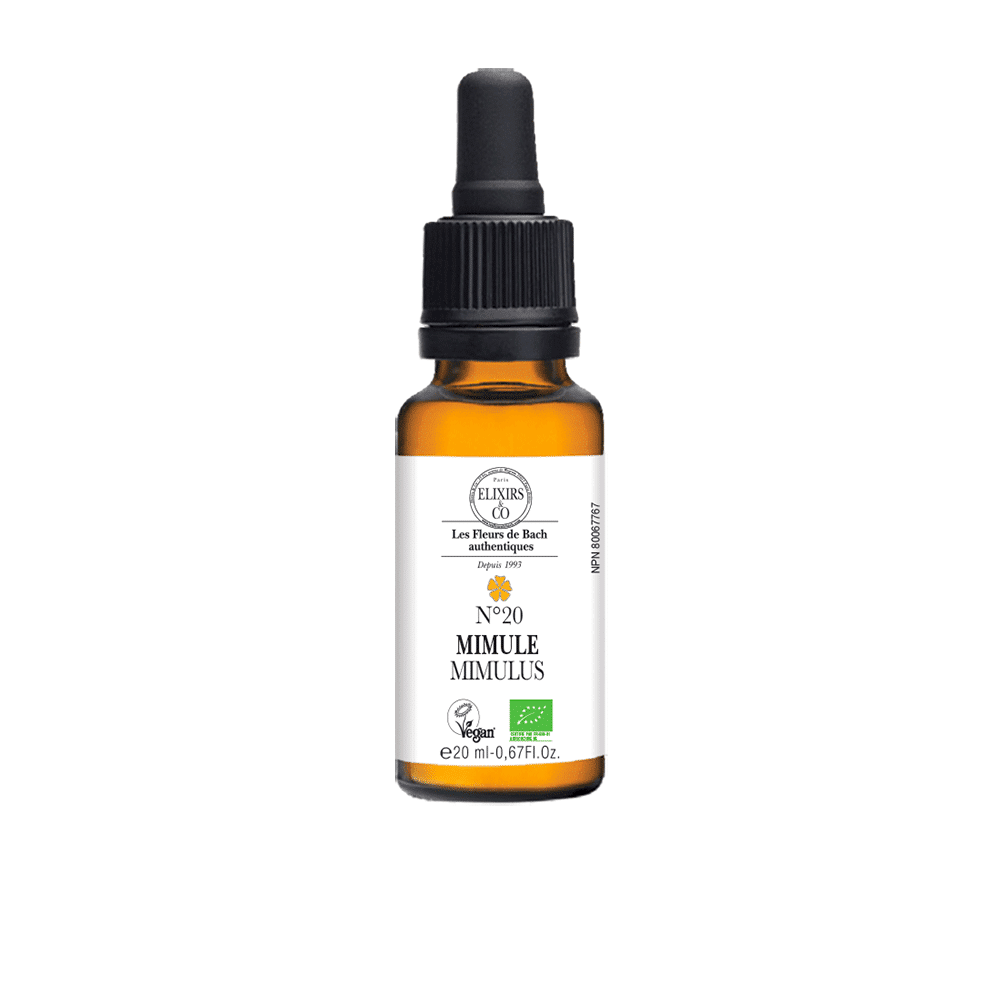 No.20 Mimulus - Organic Single Elixir 20 ml | Bach Flowers
