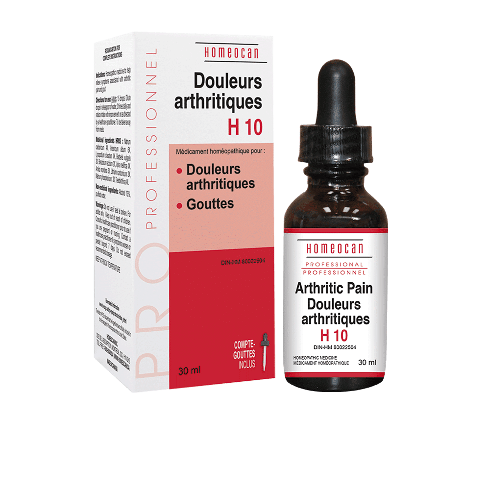 Arthritis pain H10 drops 30 ml | Homeocan Professional