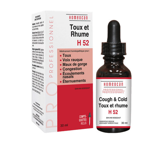 H52 Cough & Cold Drops 30 ml | Homeocan Professional