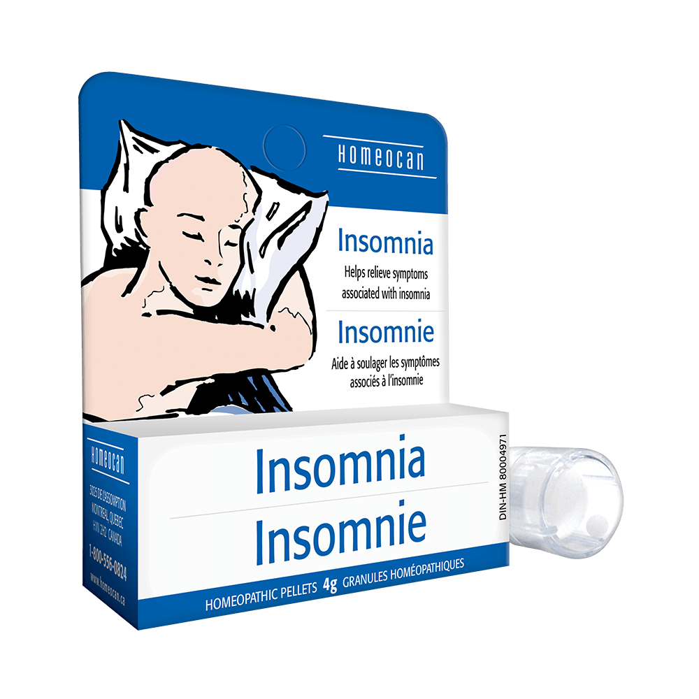 Granules d'homéopathie contre l'insomnie