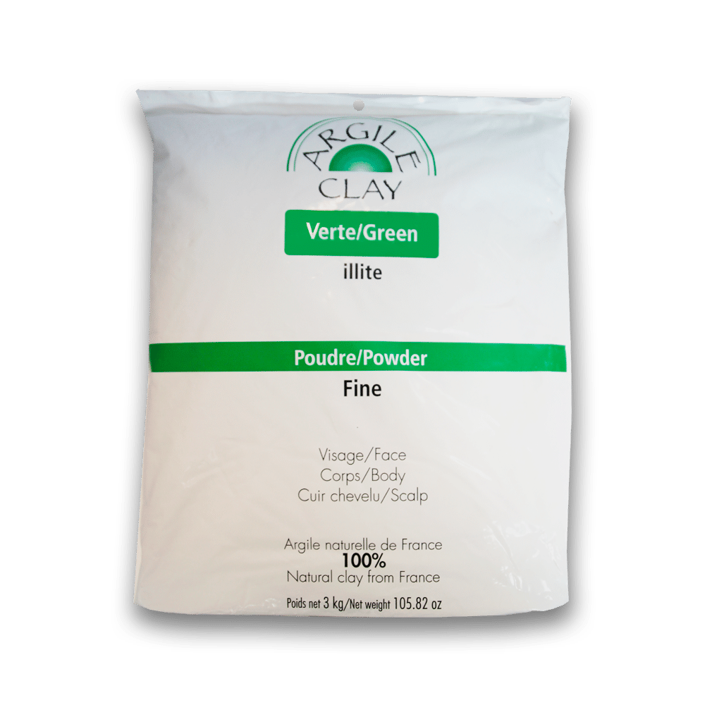 Clay Green Illite Fine 3 kg | Argile Clay